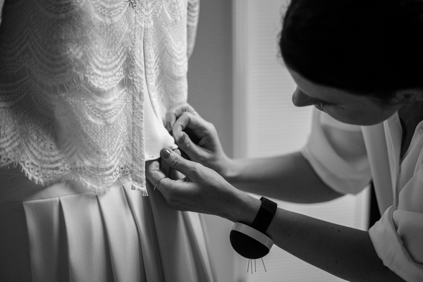 Finishing touches on Bridal Separates